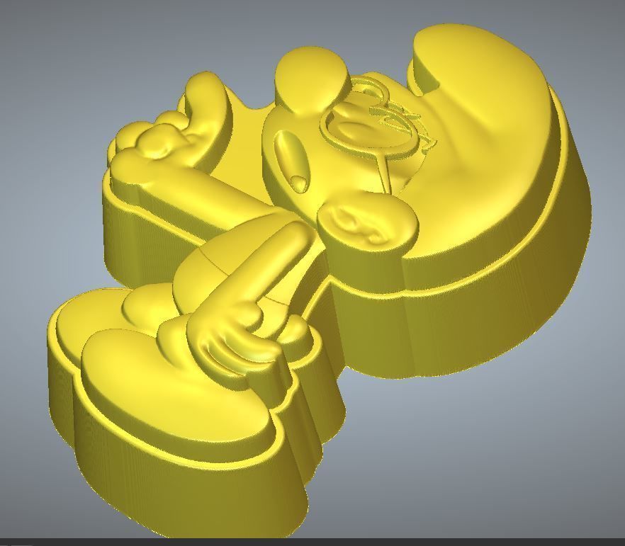 BRAINY SMURF - MOLD 3D print model_4