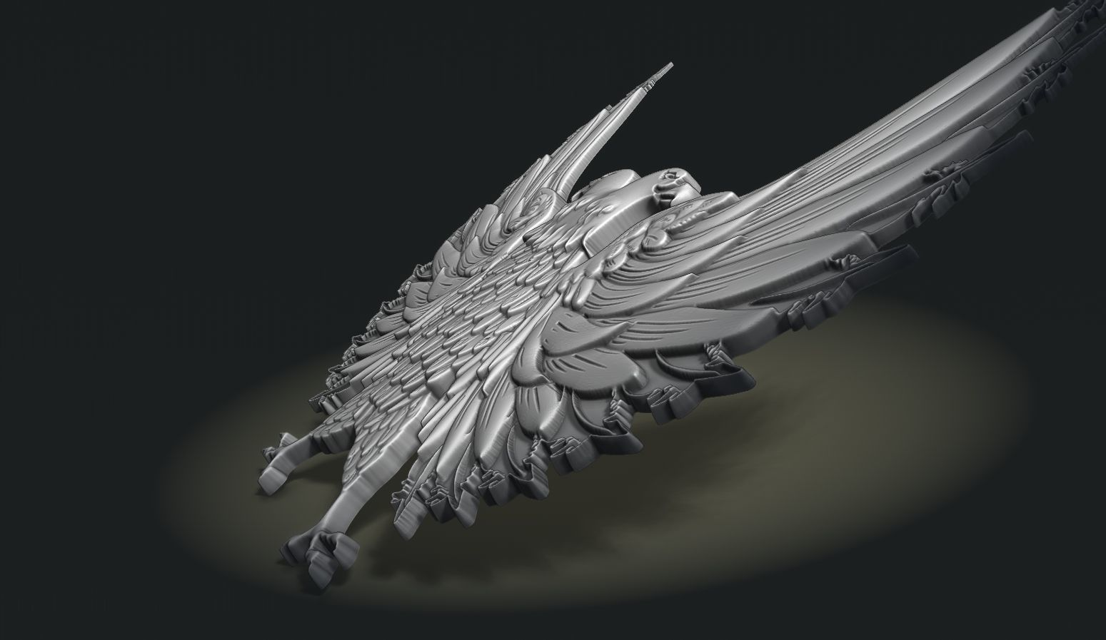 Two Headed Eagle 3D print model_5
