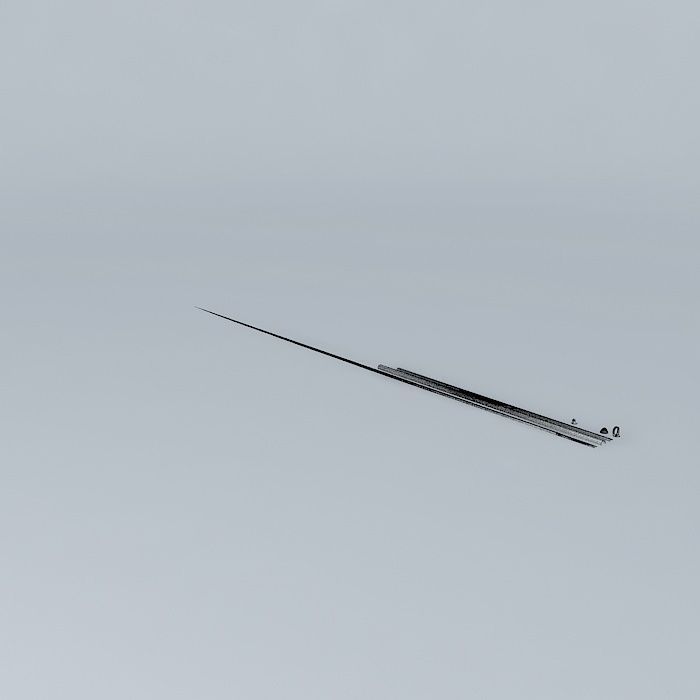 Chain link fence hardware Free 3D model_3