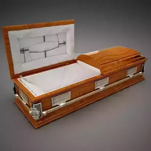 High Def Classic Coffin Cherry 3D model