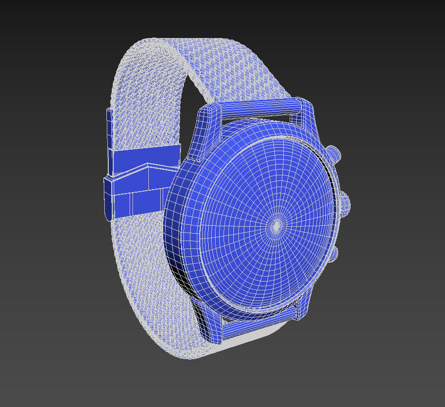 Invicta Watch Aviator Model 3D model_10