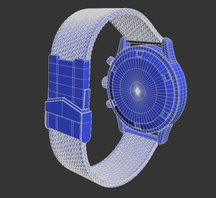 Invicta Watch Aviator Model 3D model_8