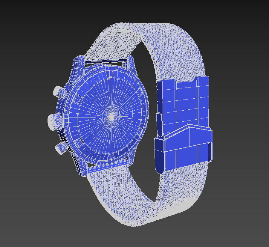 Invicta Watch Aviator Model 3D model_7