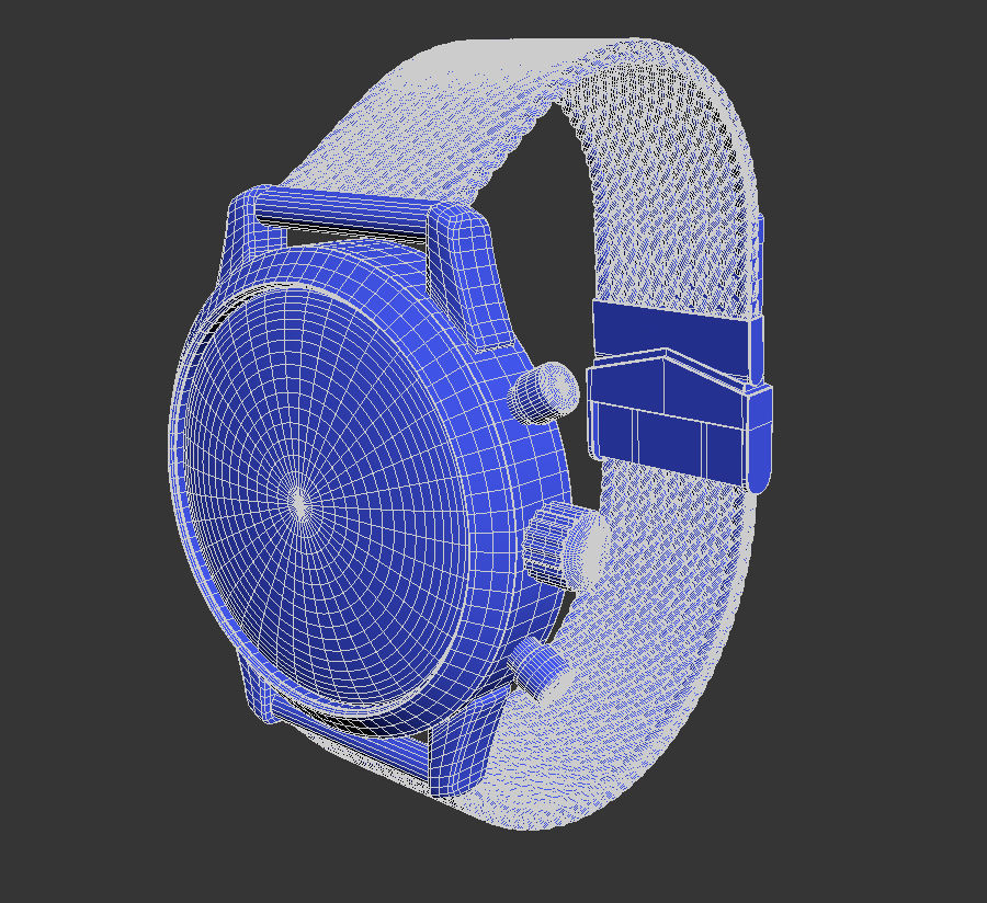 Invicta Watch Aviator Model 3D model_9