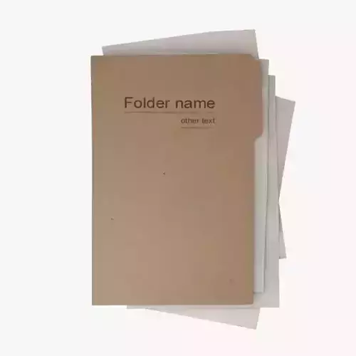 File Folder 3D model