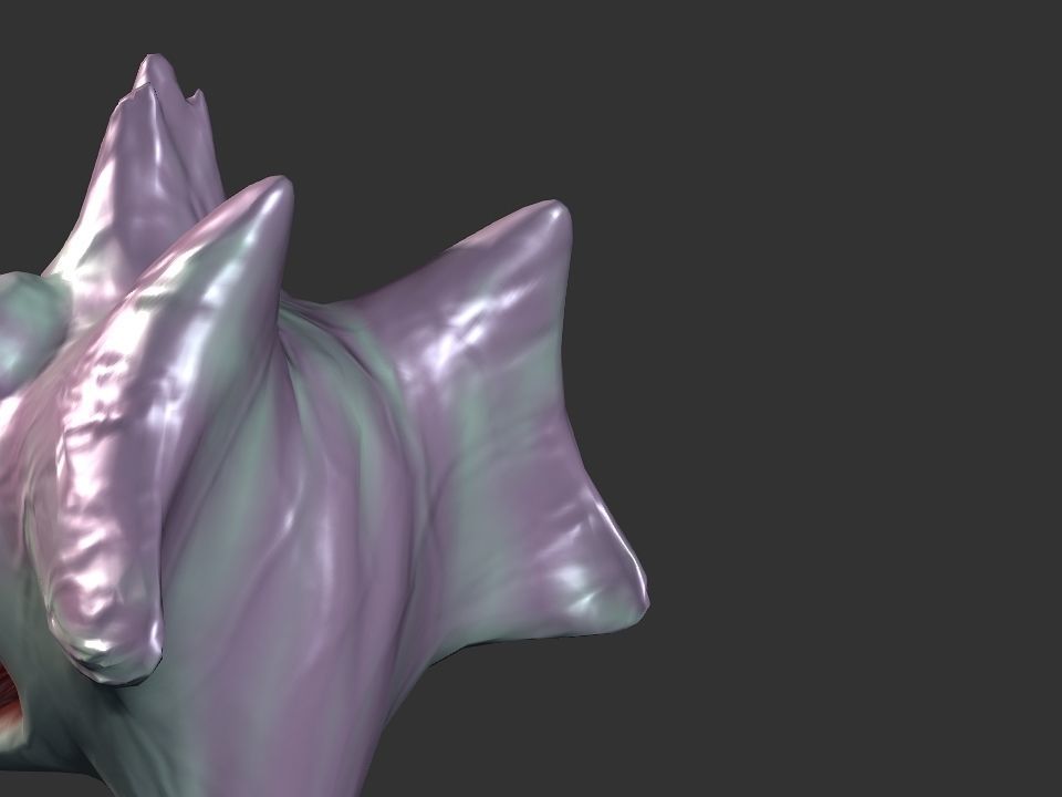 Spring the water wyvern Low-poly 3D model_16