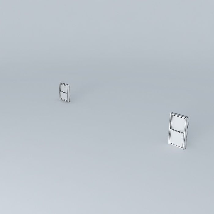 Process of resizing a window component Free 3D model_3