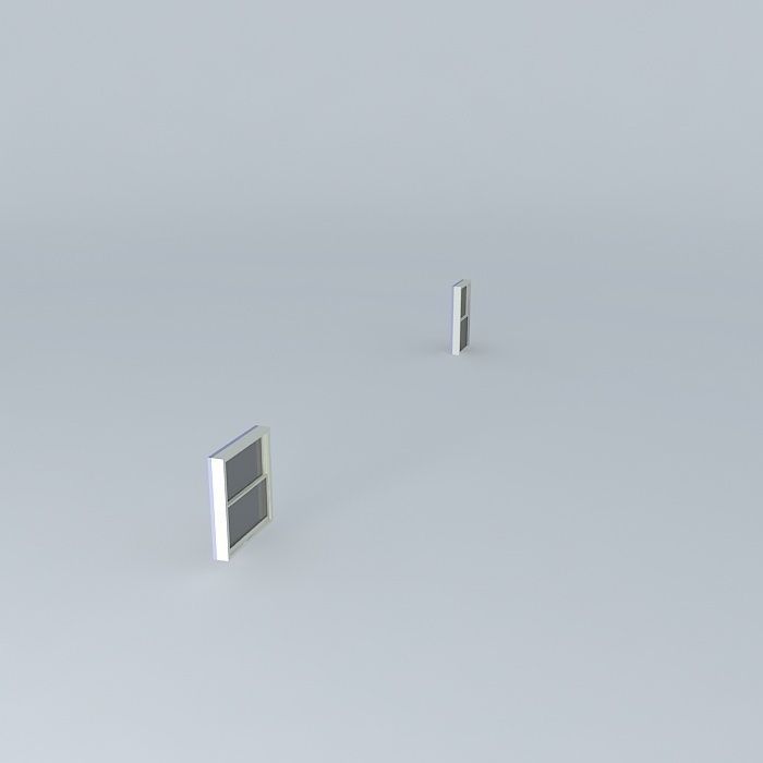 Process of resizing a window component Free 3D model_1