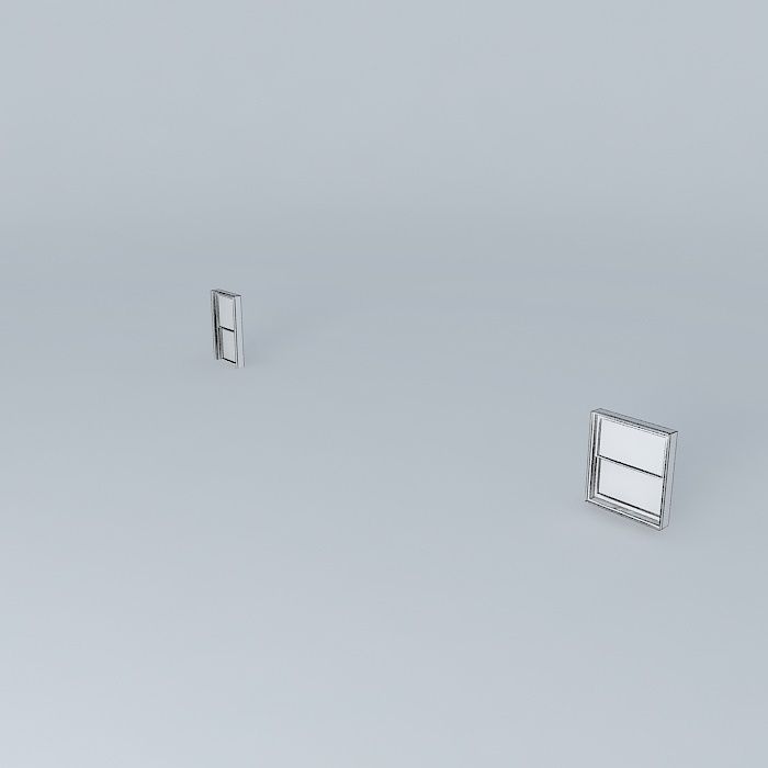 Process of resizing a window component Free 3D model_4