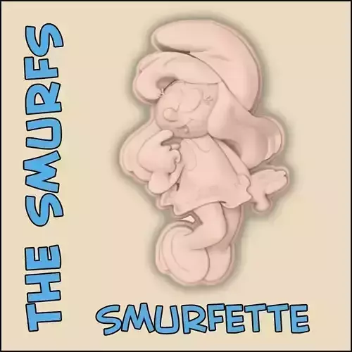 SMURFETTE - MOLD 3D print model