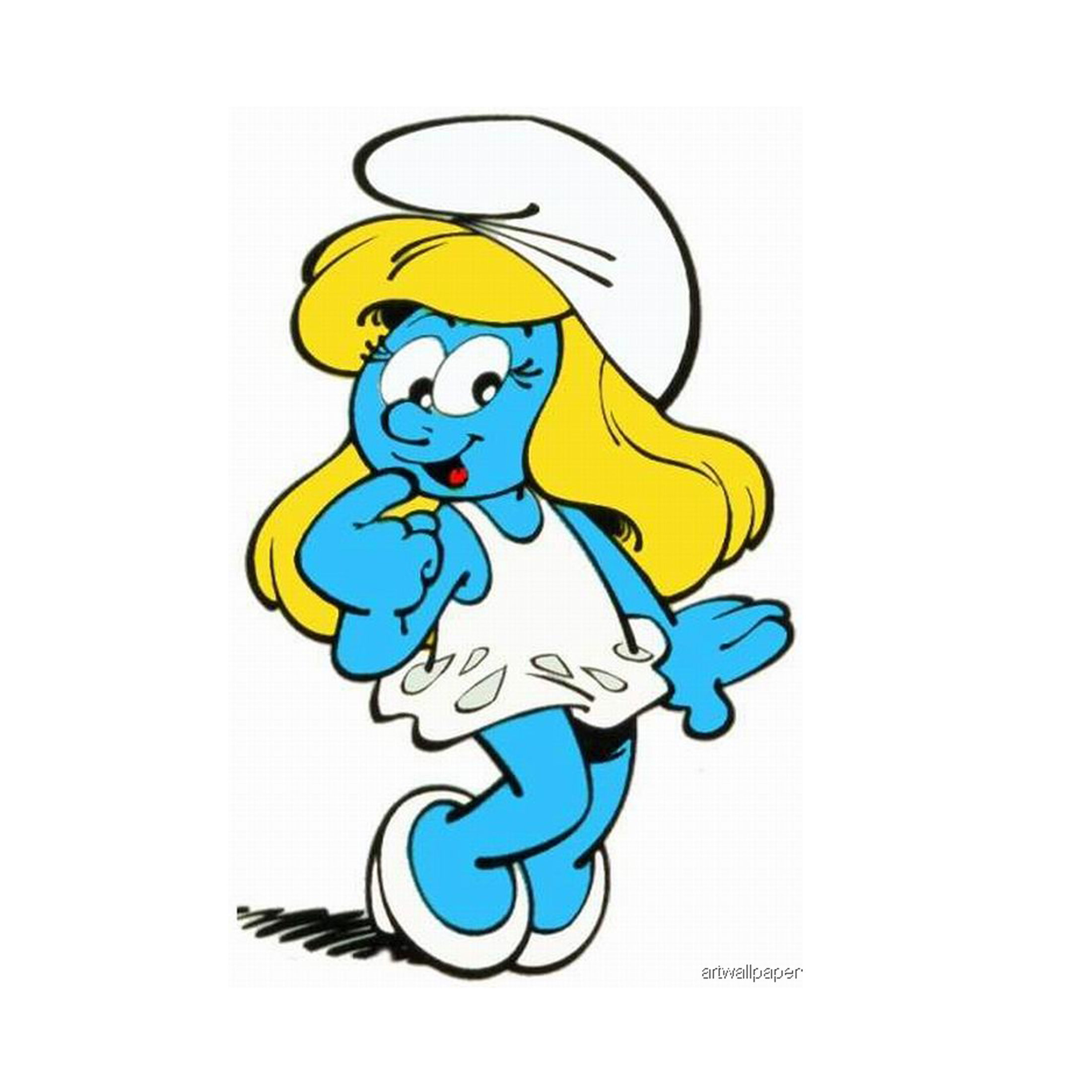 SMURFETTE - MOLD 3D print model_8