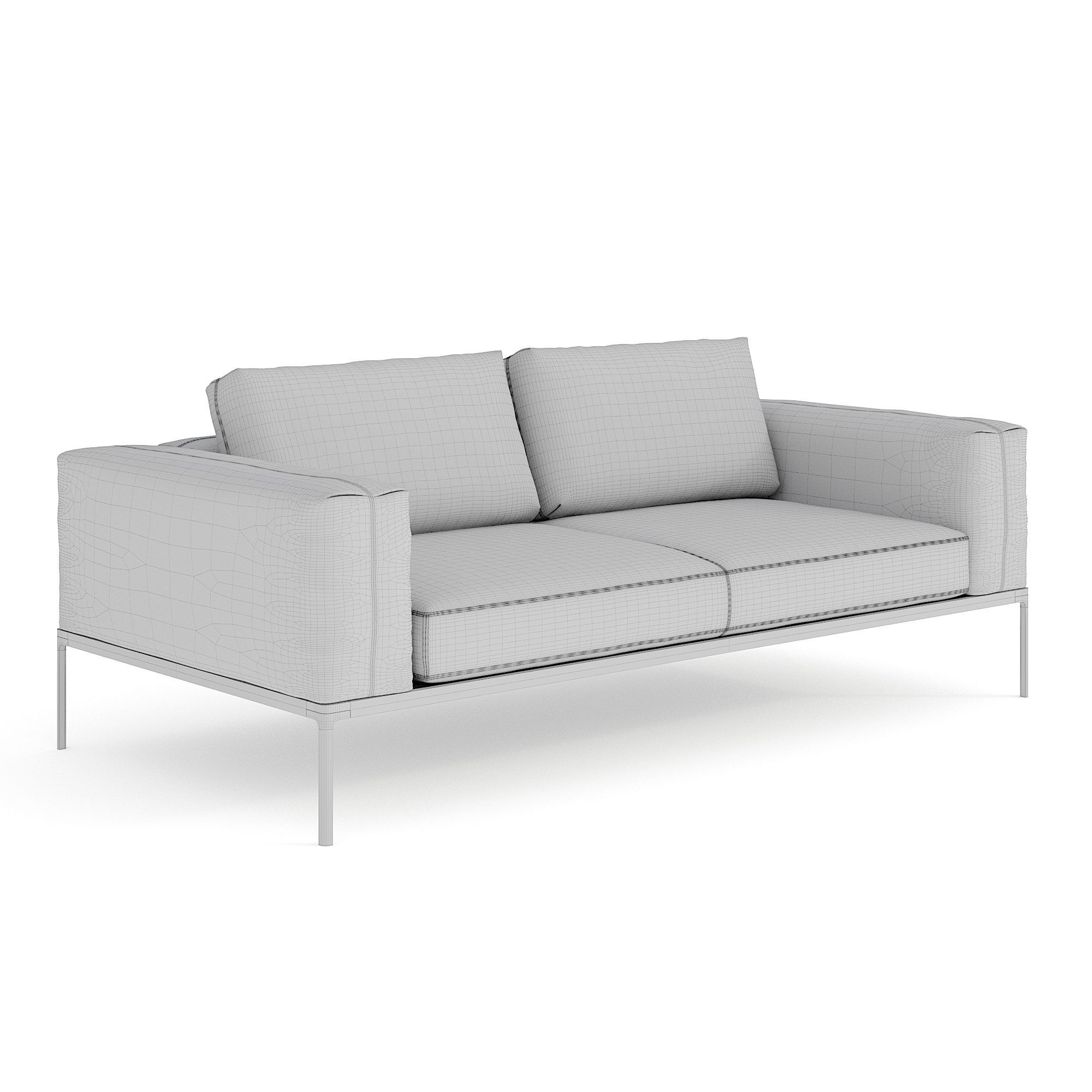 Gloster Grid Outdoor Lounge Pack 3D model_17