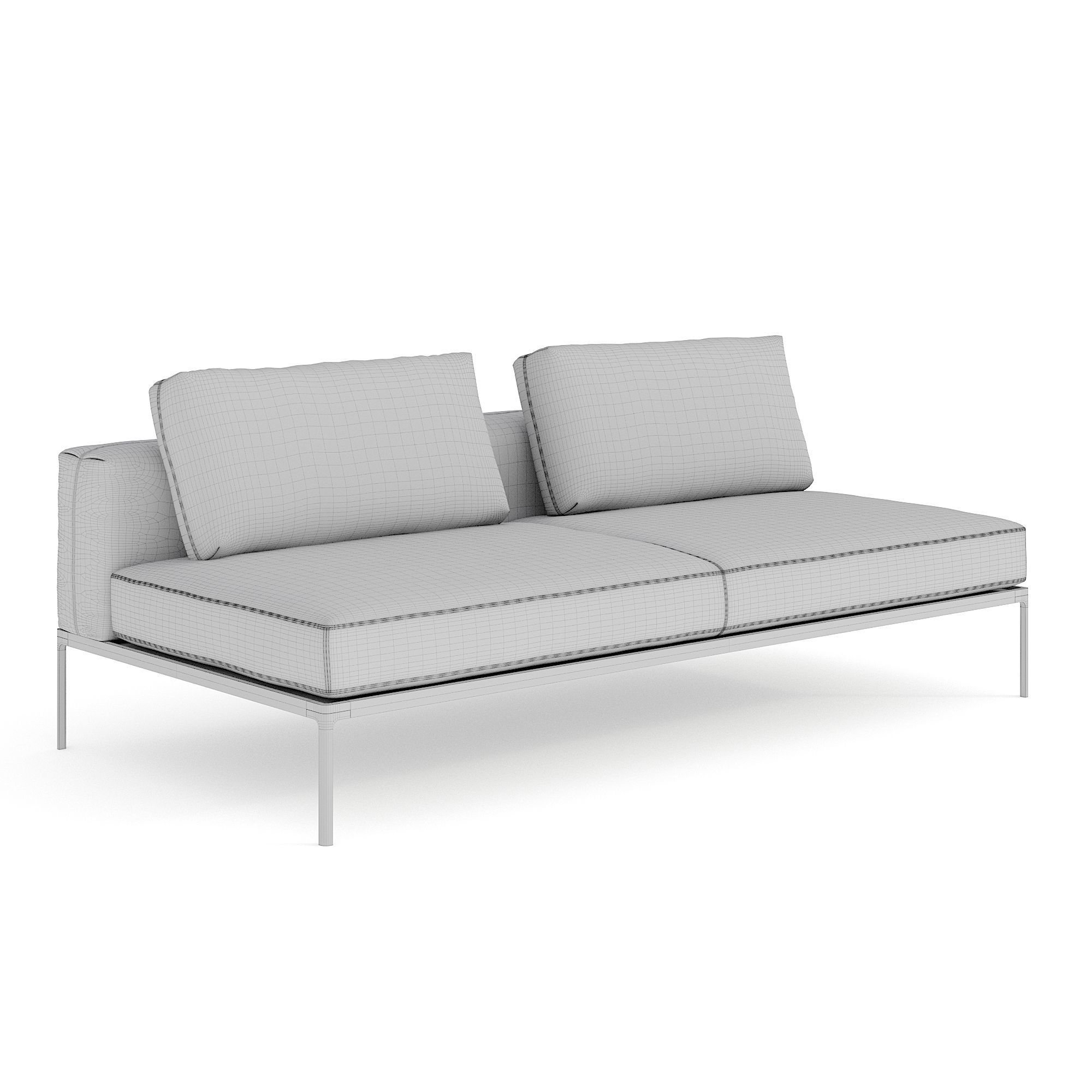 Gloster Grid Outdoor Lounge Pack 3D model_16