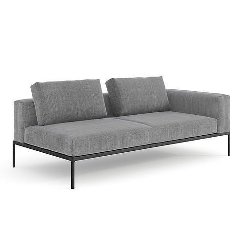 Gloster Grid Outdoor Lounge Pack 3D model 3