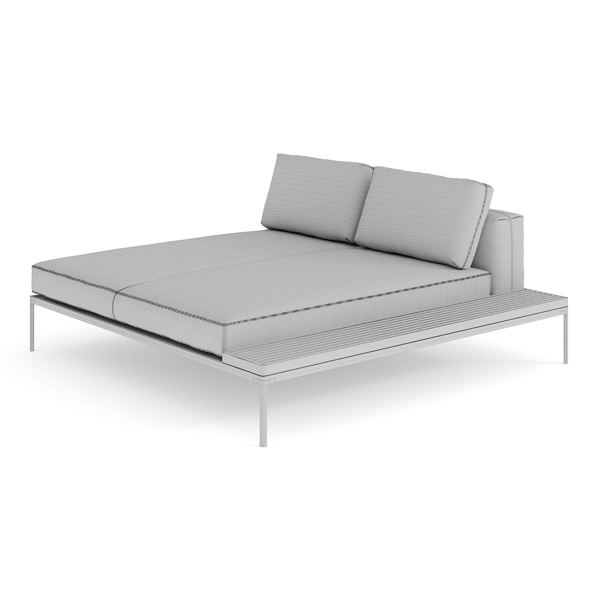 Gloster Grid Outdoor Lounge Pack 3D model_20