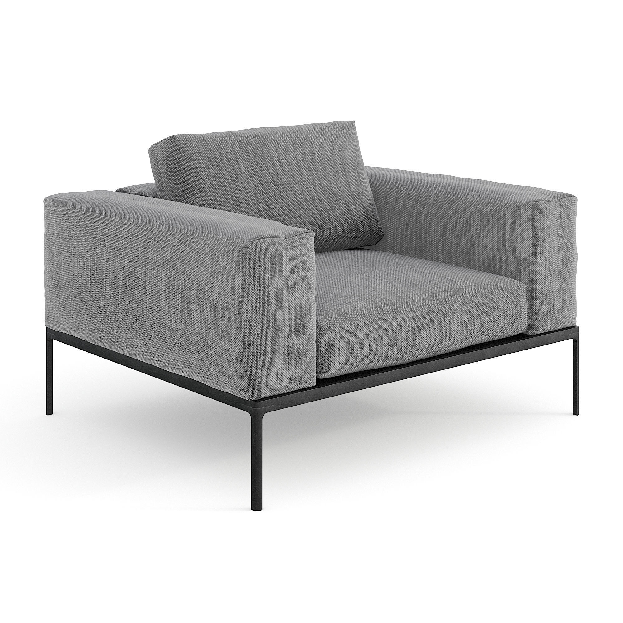 Gloster Grid Outdoor Lounge Pack 3D model_10