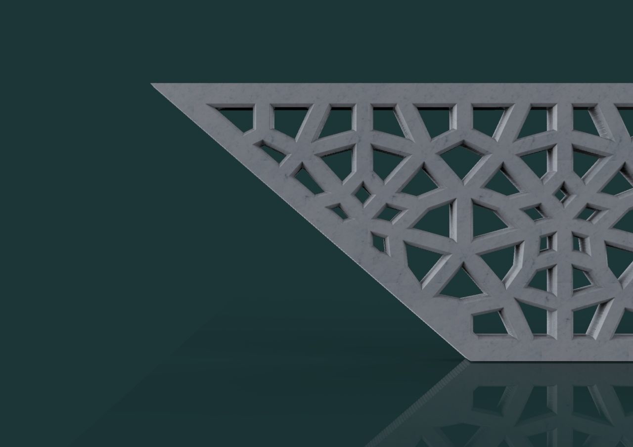 Mosque Minbar 3d stl model for cnc Carving 3D print model_22