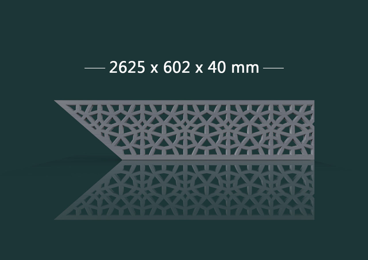 Mosque Minbar 3d stl model for cnc Carving 3D print model_9