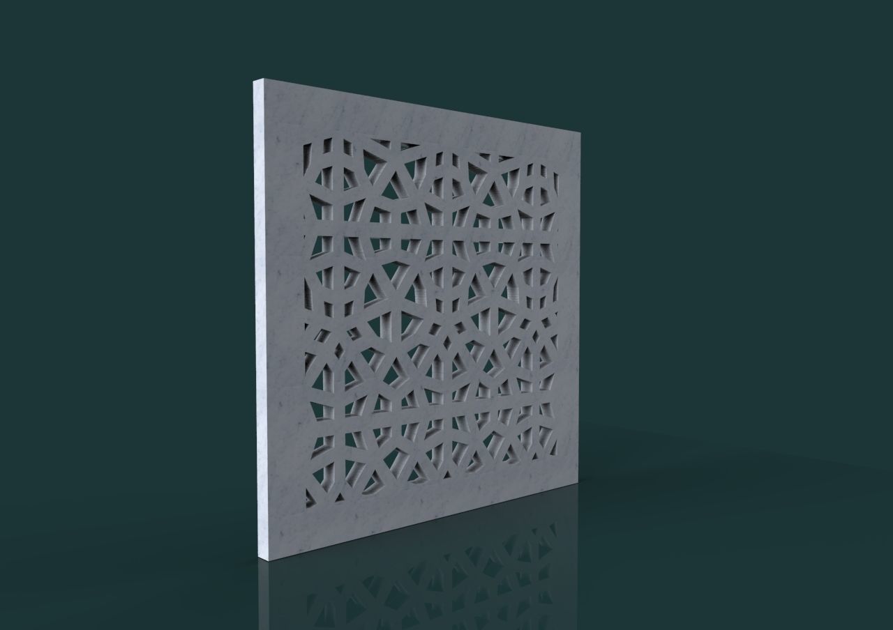 Mosque Minbar 3d stl model for cnc Carving 3D print model_20