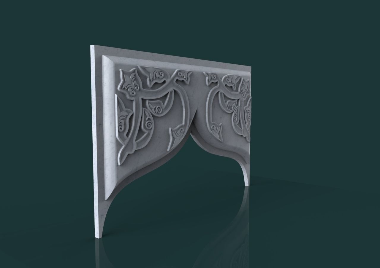 Mosque Minbar 3d stl model for cnc Carving 3D print model_16