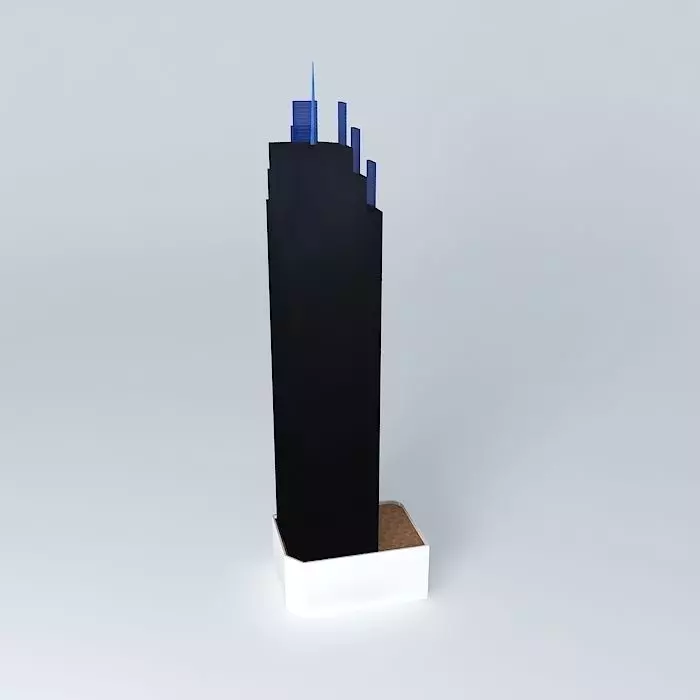 The Palace skyscraper Free 3D model