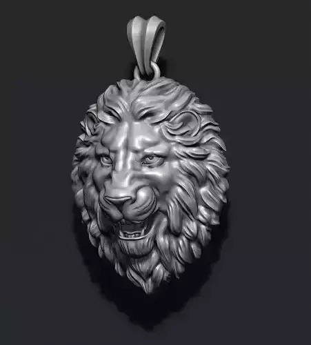 lion pendant  3D print model