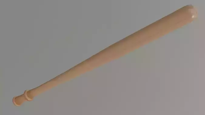Baseball Bat Low-poly 3D model