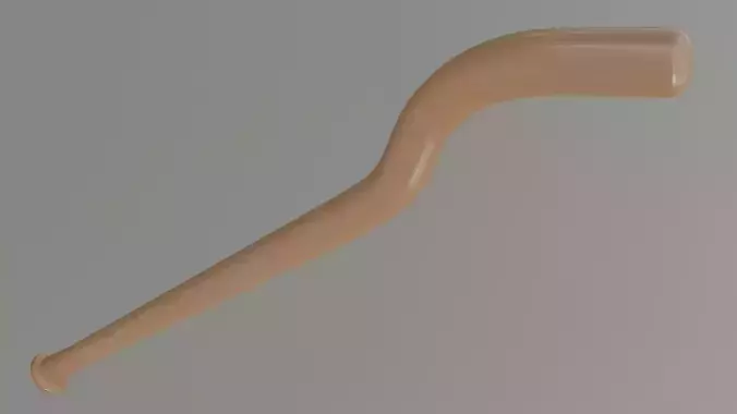 Baseball Bat Low-poly 3D model
