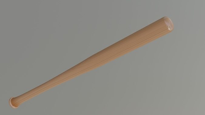 Baseball Bat Low-poly 3D model