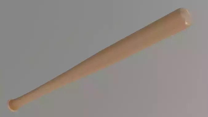 Baseball Bat Low-poly 3D model