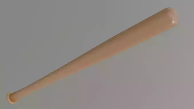 Baseball Bat Low-poly 3D model