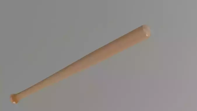 Baseball Bat Low-poly 3D model
