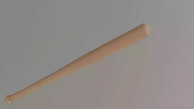 Baseball Bat Low-poly 3D model