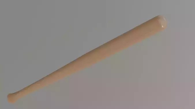 Baseball Bat Low-poly 3D model