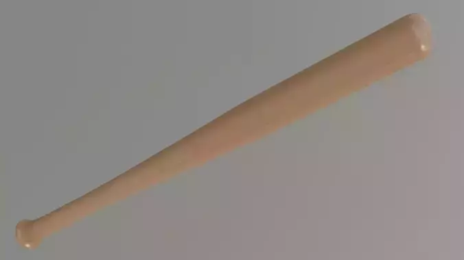 Baseball Bat Low-poly 3D model