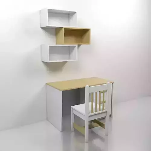 Kids Reading Table 1 Free 3D model