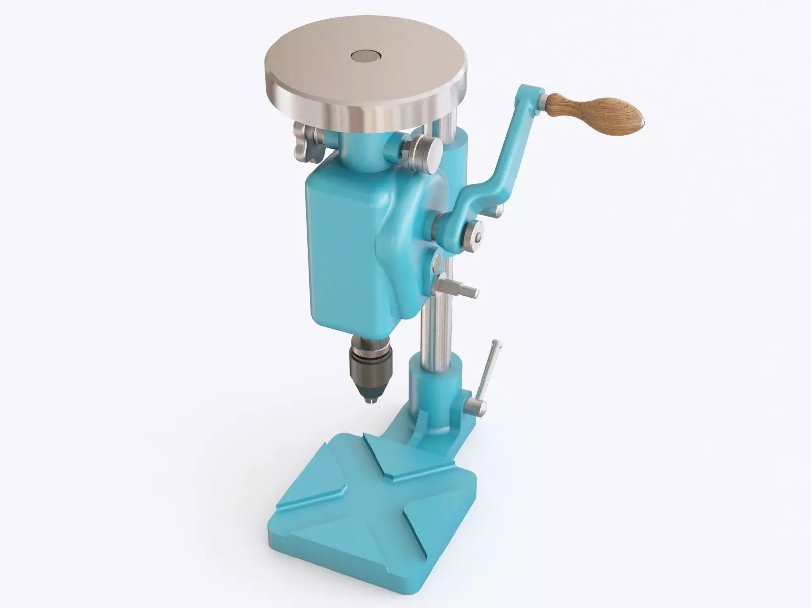 Hand drill 07 3D model_0