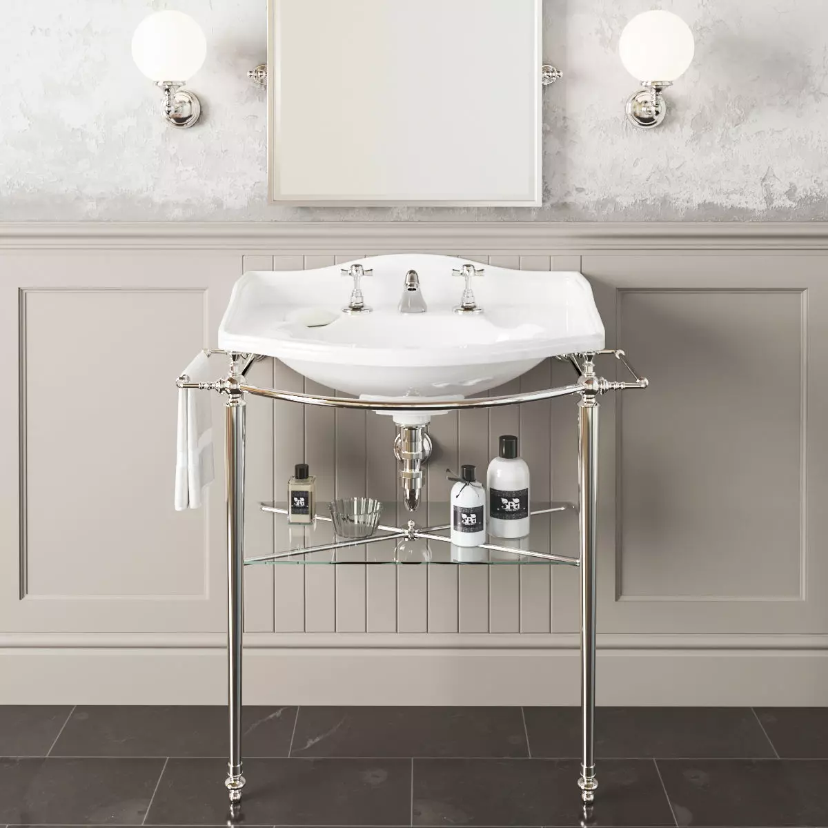 Washbasin DevonDevon OXFORD BOSTON CONSOLE 3D model 3D model