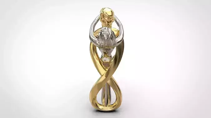 Entangled in Love Pendant