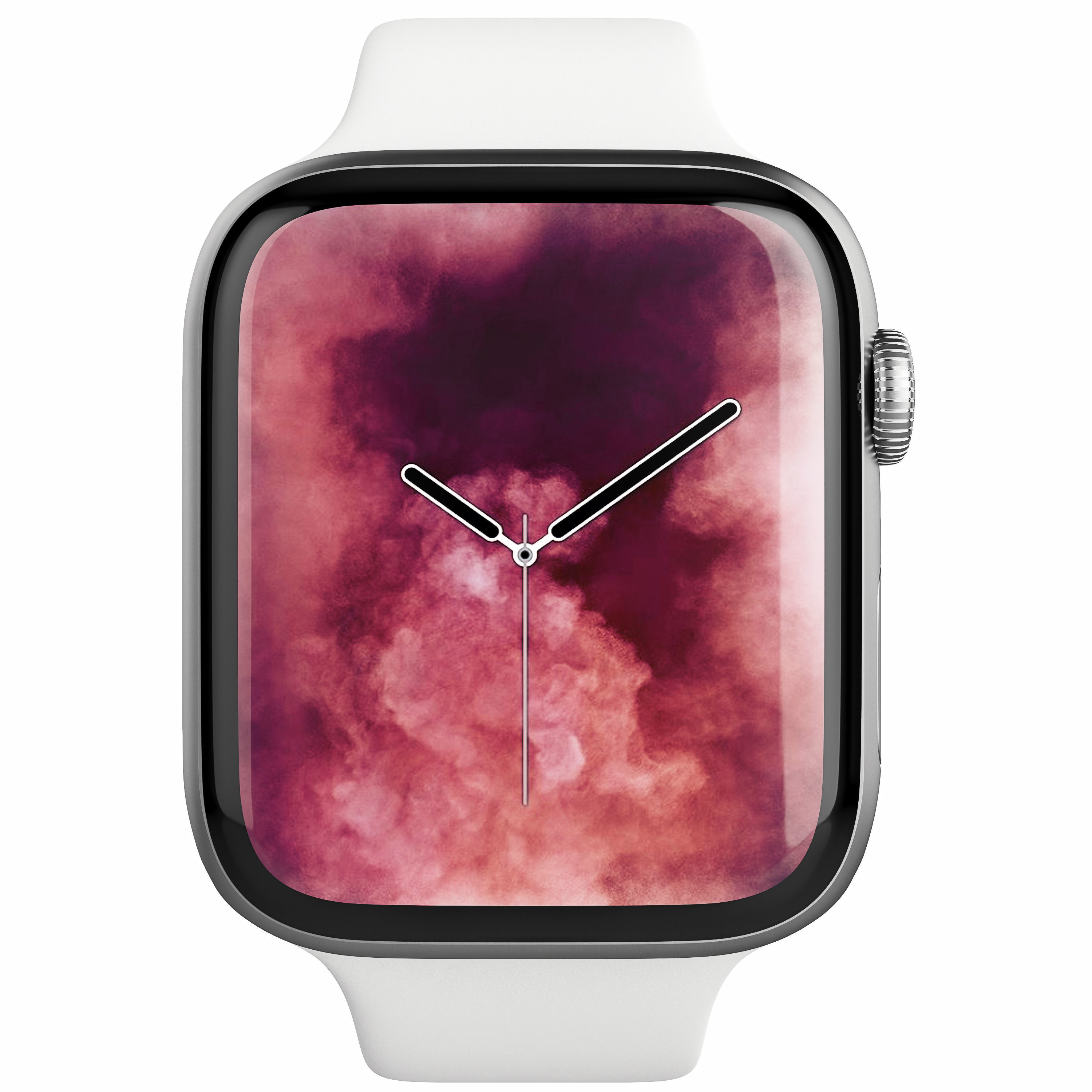 Apple Watch Series 4 Sport 44mm Silver Aluminum 3D model_1