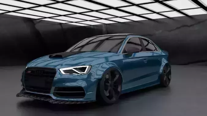 Audi RS3 2018 wide-body by Kaiser Design