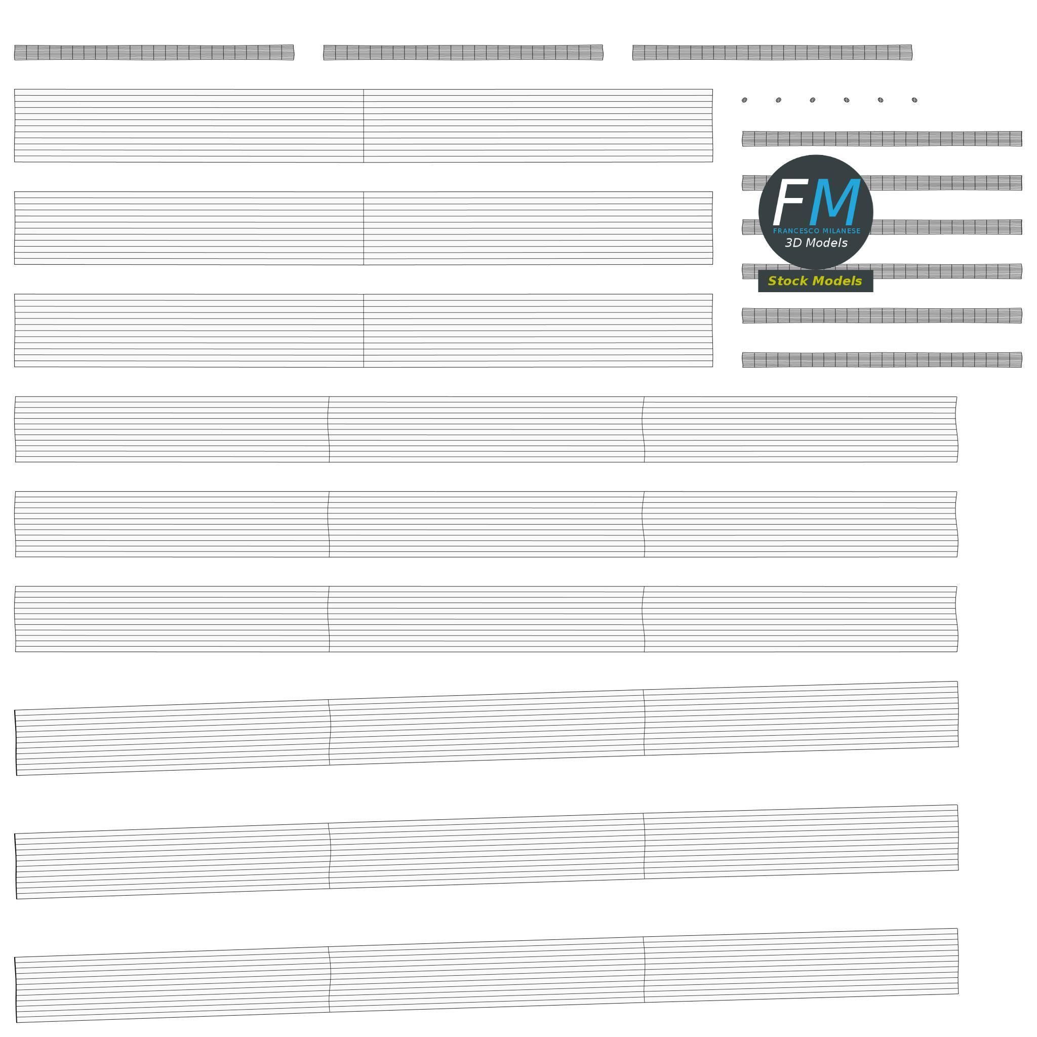 Telephone pole 3D model_11