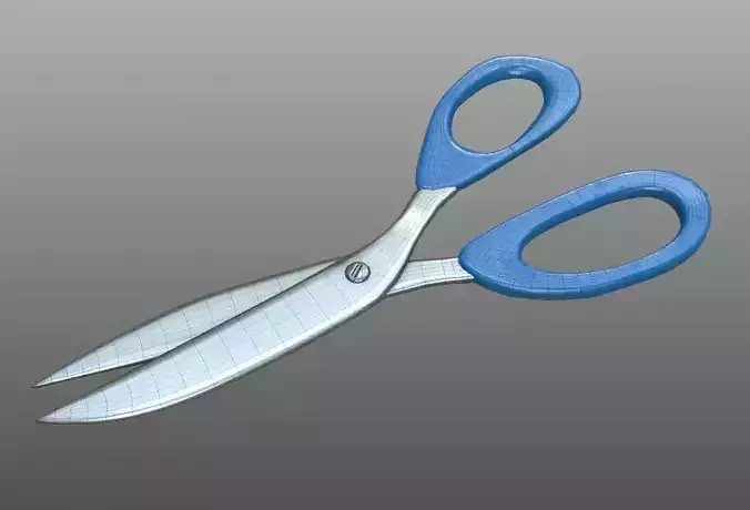 Scissor low poly scissors
