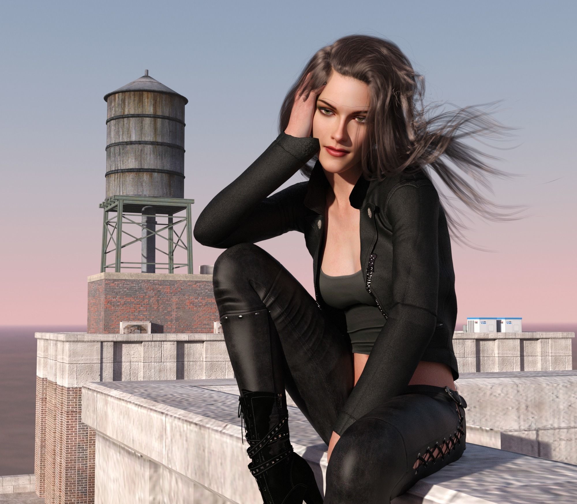 Kristen Stewart 3D model_4