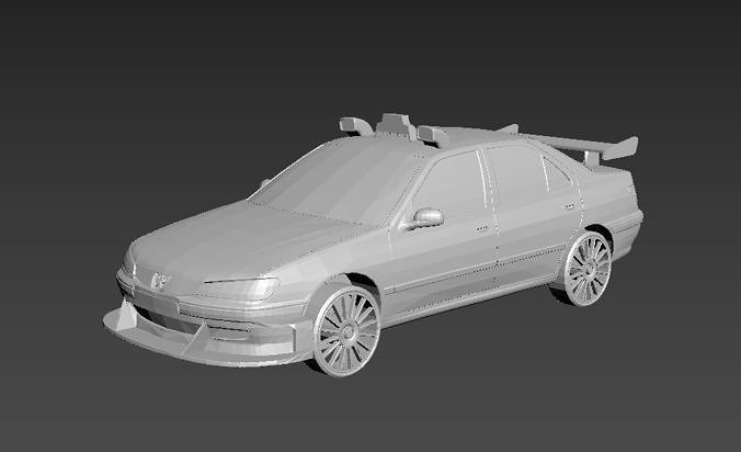 TAXI 2 BY Luc Besson peugeot 406 3D print model