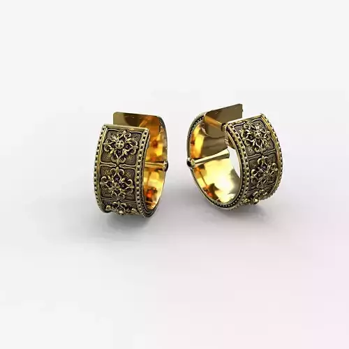 Neo-gothic earring Gold