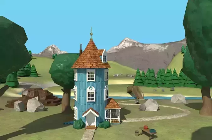 Moominvalley fairytale castle