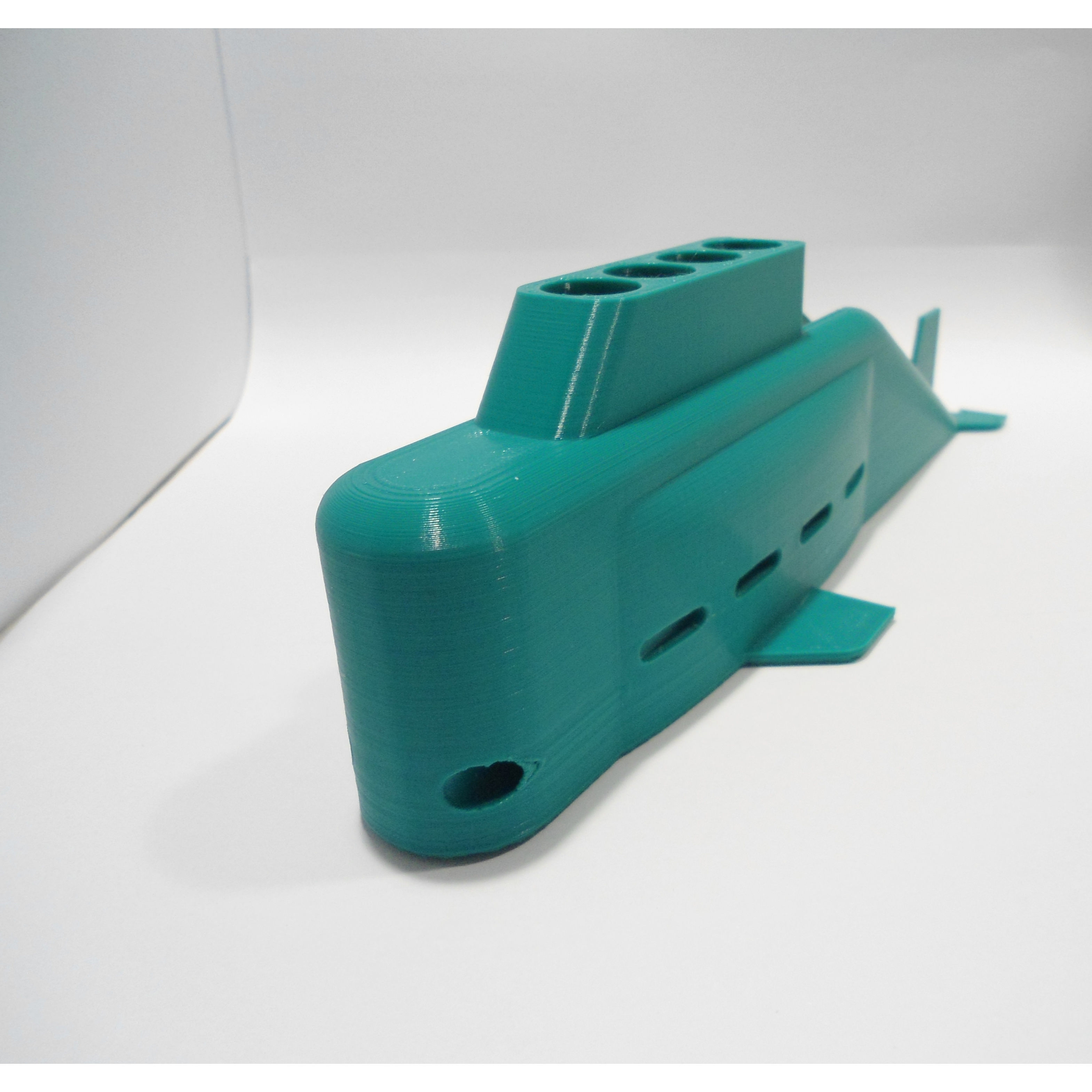 Submarine Pens and Business Cards Holder 3D print model_6
