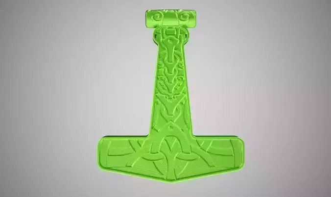 Mjolnir Necklace 3D print model