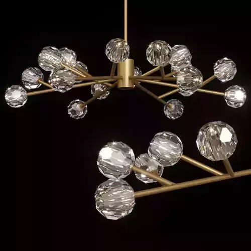 Restoration Hardware BOULE DE CRISTAL ROUND CHANDELIER 48